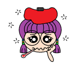 Fashionista Violet sticker #1623387