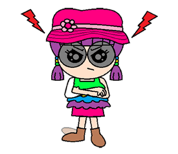 Fashionista Violet sticker #1623388