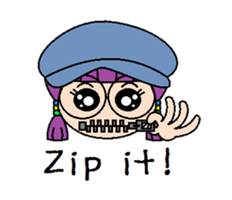 Fashionista Violet sticker #1623392