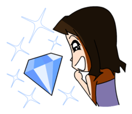 30 senior girl sticker #1623414