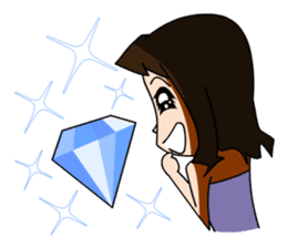 30 senior girl sticker #1623414