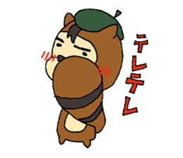Cartoonist raccoon dog's Sticker sticker #1623531