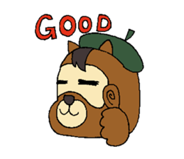 Cartoonist raccoon dog's Sticker sticker #1623535