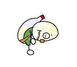 boiled egg character sticker #1623718