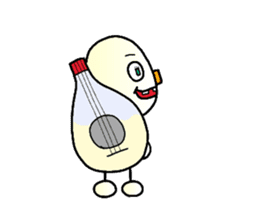 boiled egg character sticker #1623740