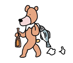 '20 Entertainment career.Bird and bear. sticker #1623861