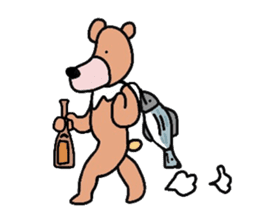 '20 Entertainment career.Bird and bear. sticker #1623861