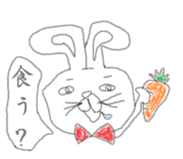 kimokimo rabbit!!! sticker #1624236