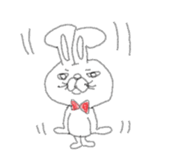 kimokimo rabbit!!! sticker #1624246