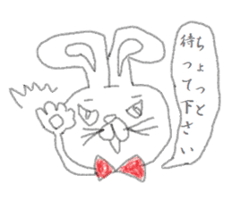 kimokimo rabbit!!! sticker #1624256