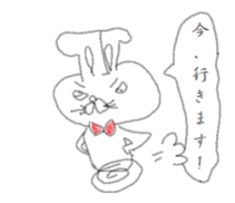 kimokimo rabbit!!! sticker #1624257