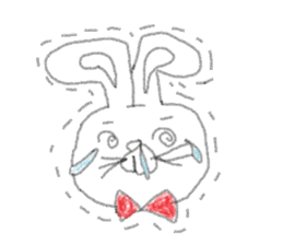kimokimo rabbit!!! sticker #1624264
