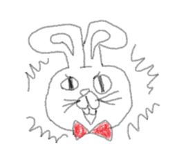 kimokimo rabbit!!! sticker #1624268