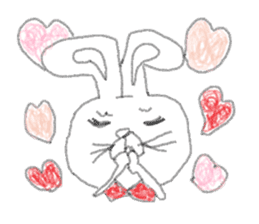 kimokimo rabbit!!! sticker #1624270