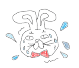 kimokimo rabbit!!! sticker #1624272