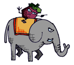 Aroi mak mak Mangosteen sticker #1624359