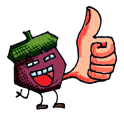 Aroi mak mak Mangosteen sticker #1624368