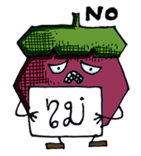Aroi mak mak Mangosteen sticker #1624370