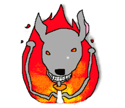 I'm an Italian Greyhound My name is QOO! sticker #1624933