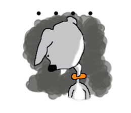 I'm an Italian Greyhound My name is QOO! sticker #1624948