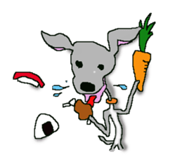 I'm an Italian Greyhound My name is QOO! sticker #1624950