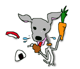 I'm an Italian Greyhound My name is QOO! sticker #1624950