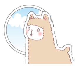ALPACA!sign sticker #1625033