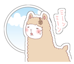 ALPACA!sign sticker #1625034