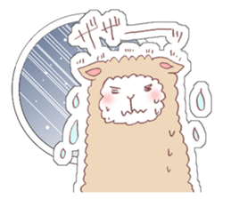 ALPACA!sign sticker #1625037