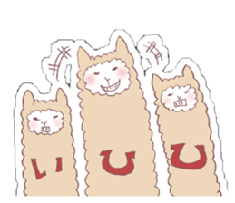 ALPACA!sign sticker #1625047