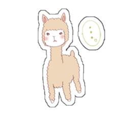 ALPACA!sign sticker #1625060