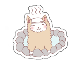 ALPACA!sign sticker #1625064
