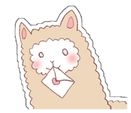 ALPACA!sign sticker #1625066