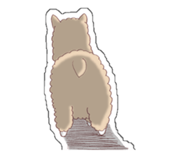ALPACA!sign sticker #1625067