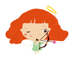 Love messages from Angie and Little Bob sticker #1625115