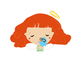 Love messages from Angie and Little Bob sticker #1625131