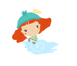 Love messages from Angie and Little Bob sticker #1625133