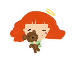 Love messages from Angie and Little Bob sticker #1625141