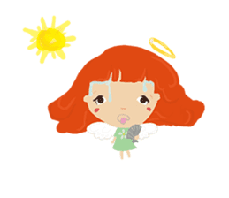 Love messages from Angie and Little Bob sticker #1625145