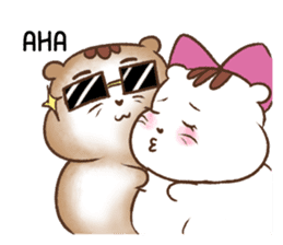 Lover Hamster sticker #1625244