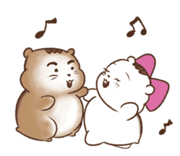 Lover Hamster sticker #1625260