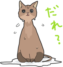 Fluffy Kawaii Cat MIYABI sticker #1625329