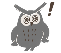 Night Owl Drowsy sticker #1625636