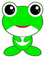 pretty frogs -Green version- sticker #1625753