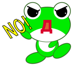 pretty frogs -Green version- sticker #1625755