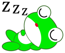 pretty frogs -Green version- sticker #1625772
