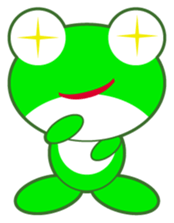 pretty frogs -Green version- sticker #1625777
