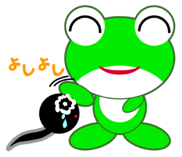 pretty frogs -Green version- sticker #1625781
