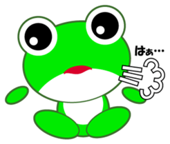 pretty frogs -Green version- sticker #1625790