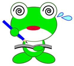 pretty frogs -Green version- sticker #1625791